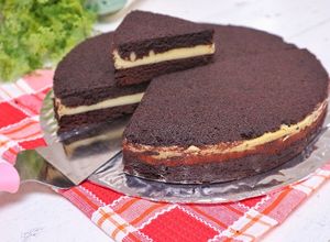 Foto resep BROWNIES CHEESECAKE CAKE KUKUS | Moist, Nyokelat, Nyuss