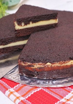 Foto resep BROWNIES CHEESECAKE CAKE KUKUS | Moist, Nyokelat, Nyuss