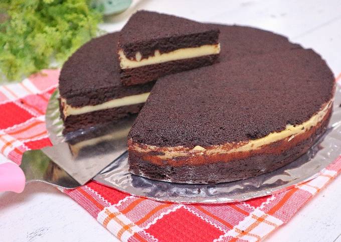 BROWNIES CHEESECAKE CAKE KUKUS | Moist, Nyokelat, Nyuss
