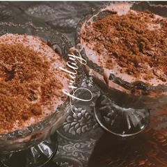 Nutella mousse A picture of Nutella mousse.