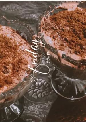 A picture of Nutella mousse.