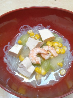 Foto resep Sayur oyong tahu udang