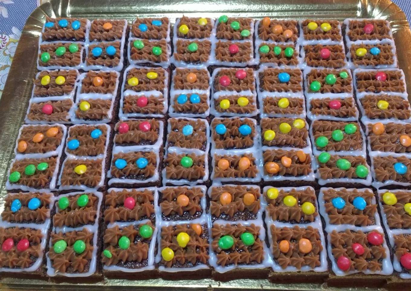 Brownie dominó, especial niños 🏃 🚸🚶