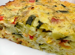 Tepsiben sült sajtos cukkini #nyarizei recept fotója
