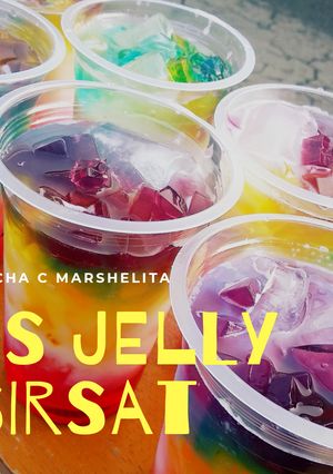 Foto resep Es Jelly Sirsat Pelangi #SiapRamadan