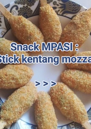 Foto resep Snack MPASI : stick kentang mozza (1 tahun)