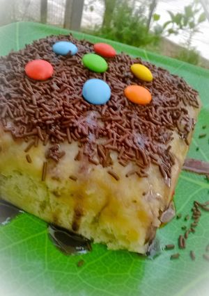Foto resep Banana Cake Simple ( no mixer, no oven, eggless)