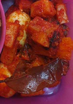 Foto resep Sambel goreng kentang ati telpuy
