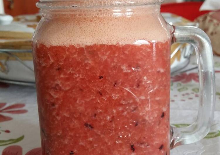 Resep Jus Pisang + Plum + Jeruk Pontianak Anti Gagal