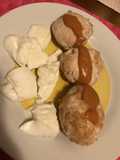 Polpette filanti di carne e mozzarella