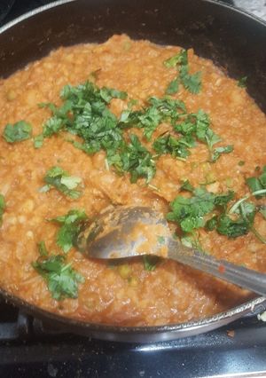 A picture of Pavbhaji.