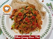 Gambar bihun goreng thai