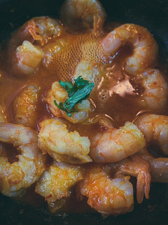 Una foto de Camarones al pil pil 🦐 🍤