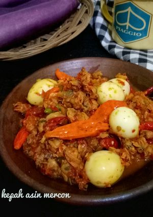 Foto resep Kepah/Kerang Asin Mercon
