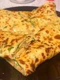 Egg crepes or anda paratha