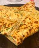 Egg crepes or anda paratha