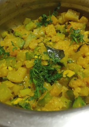 लाल भोपळ्याची भाजी रेसिपी चे मुख्य फोटो 