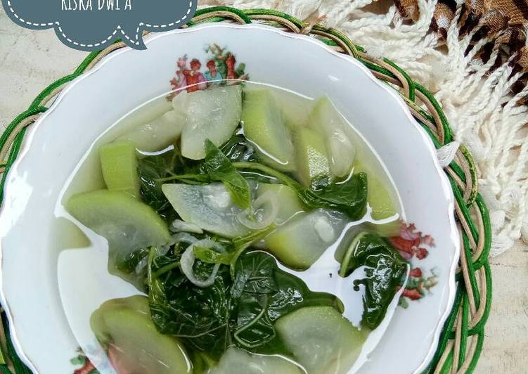 Resep Bening Bayam Labu Air, Anti Gagal