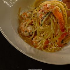 Garlic Butter Prawn Linguine A picture of Garlic Butter Prawn Linguine.
