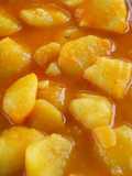 Estofado de patatas viudas