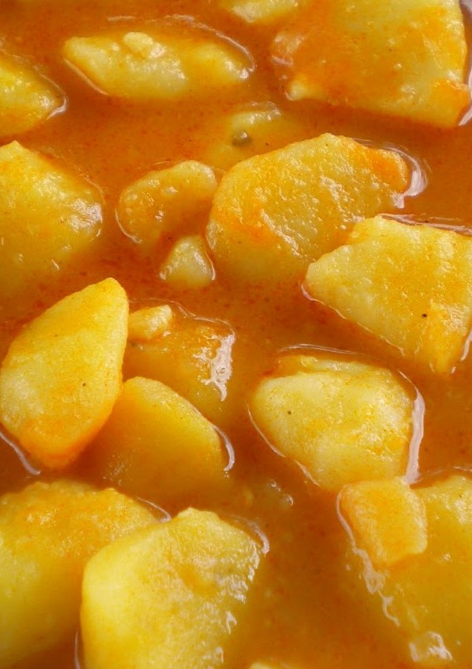 Una foto de Estofado de patatas viudas