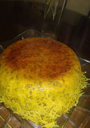 عکسی از دستور ماش پلو ساده