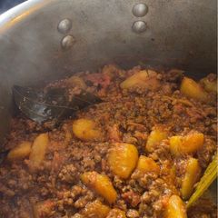 A picture of Keema Aloo.