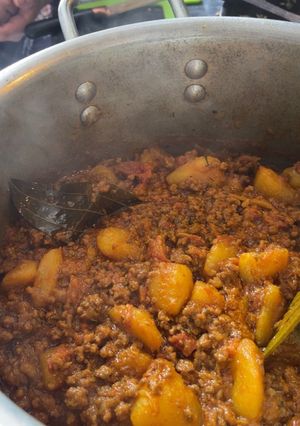 A picture of Keema Aloo.