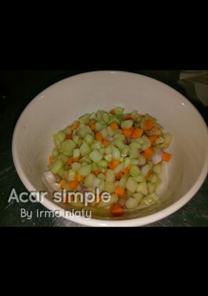 Foto resep Acar simple