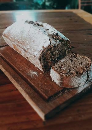 Una foto de Budín integralde naranja