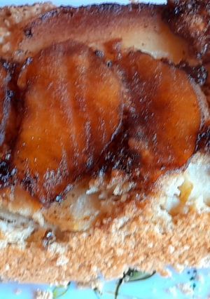 Una foto de Budín de avena y manzana
