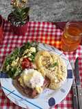Ideas fáciles: huevos benedictinos con hummus