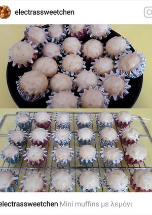 Φωτογραφία της συνταγής Mini muffins με λεμόνι (Electra's sweetchen)
