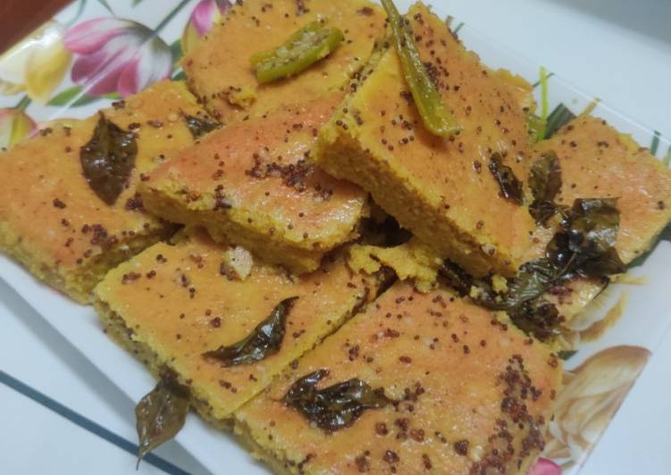 Steps to Make Favorite Dhokla