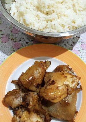 Foto resep Nasi hainam dan ayam pek cam ke
