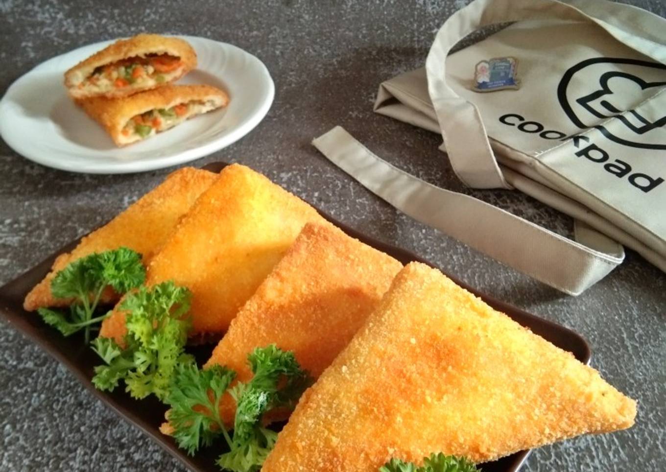 Risoles roti tawar