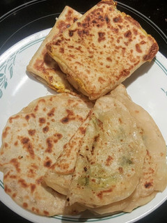 A picture of Mama's Paratha and Egg Roti.