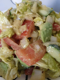 Una foto de Ensalada mediterránea con vinagre de manzana