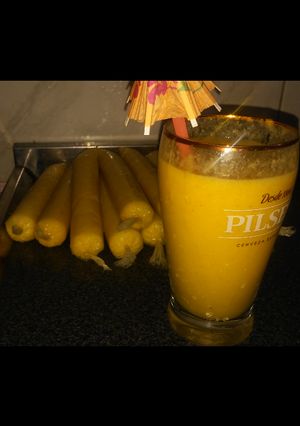 Una foto de Helado de frutas