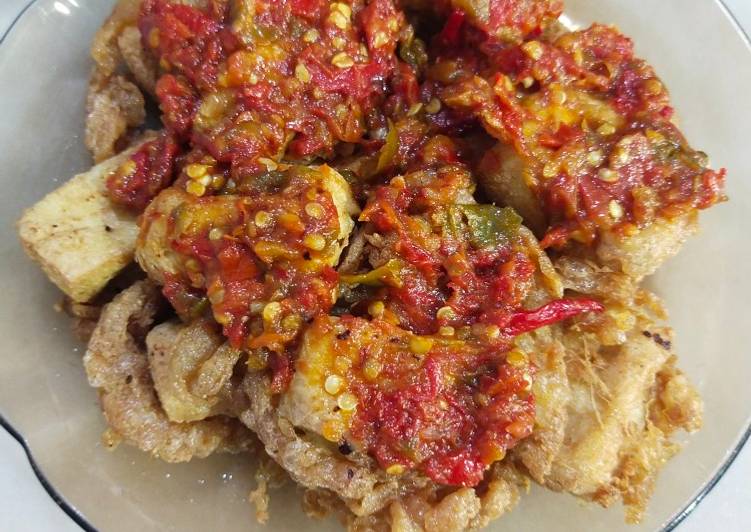 Tahu Telur Sambal Terasi 🤤