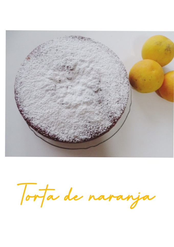 Una foto de Torta de naranja 🍊 Fácil y económica