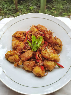Foto resep Ayam Popcorn Goreng Bawang