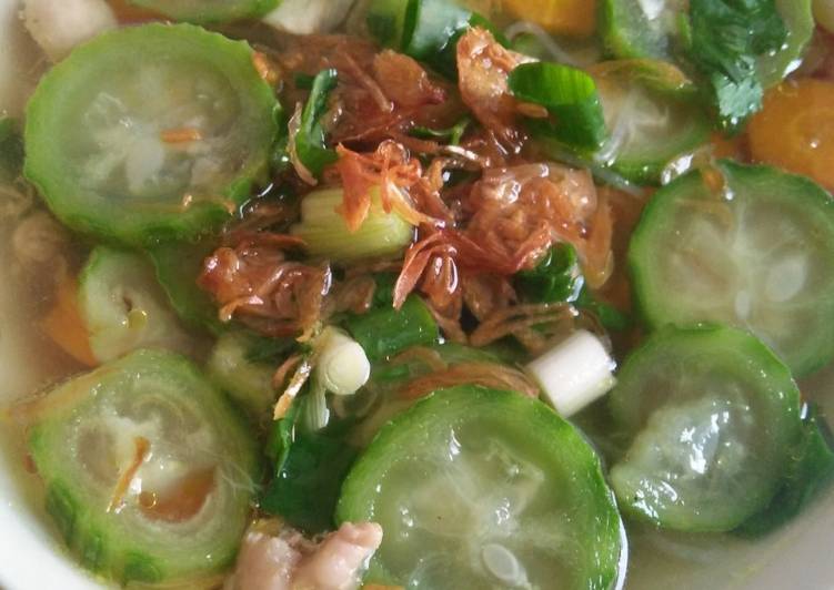 Resep Sup Gambas / Oyong Lezat