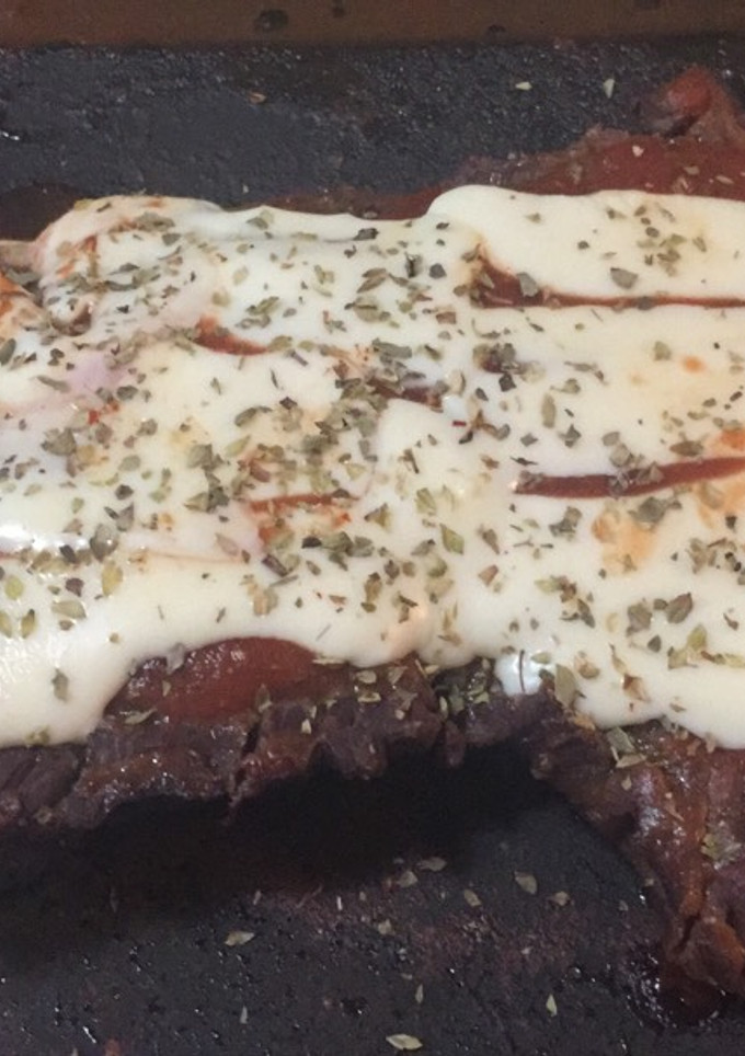 Una foto de Tapa de nalga a la pizza