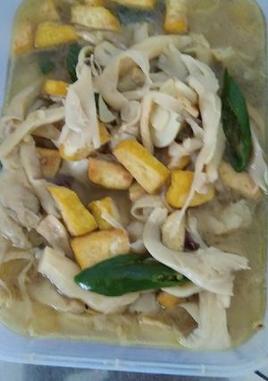 Foto resep Tumis Jamur tiram mix tahu