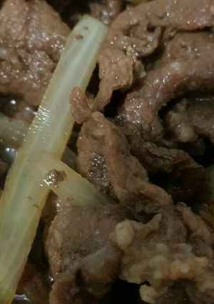Foto resep Original beef bowl ala Yoshinoya (low carb/keto)