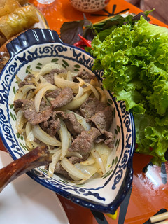 A picture of Bò xào củ hành.