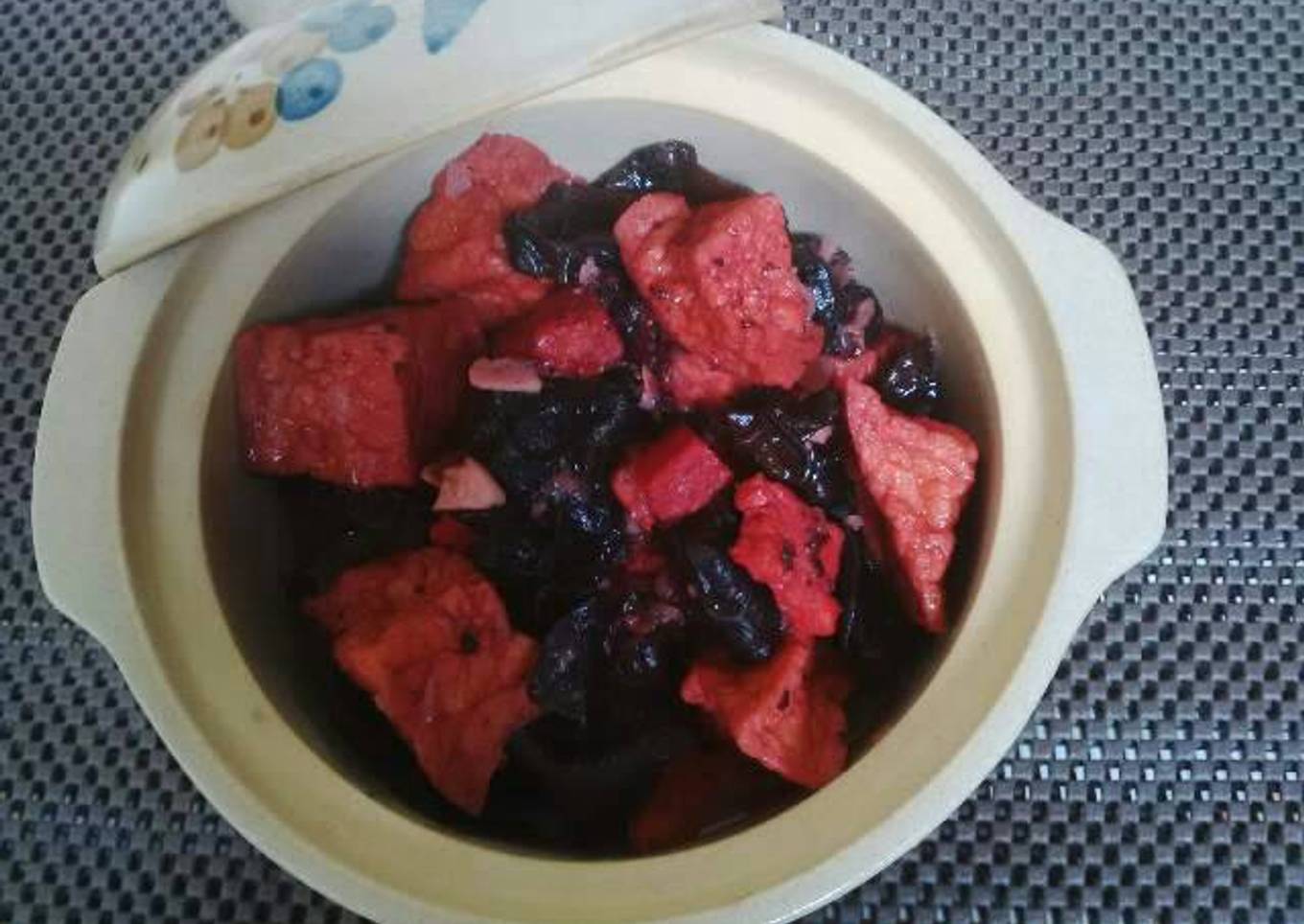 Tahu Jamur Masak Angkak