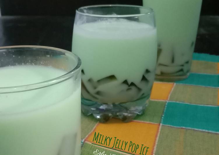 Resep masakan 93. Milky Jelly Pop Ice | Cara Buat 93. Milky Jelly Pop Ice Yang Lezat Sekali