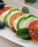 Caprese salad with Capsicum